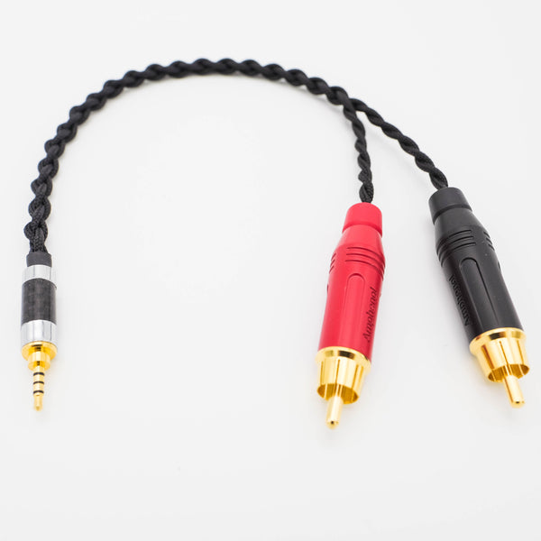 Balanced 4.4mm TRRRS to Dual RCA Male