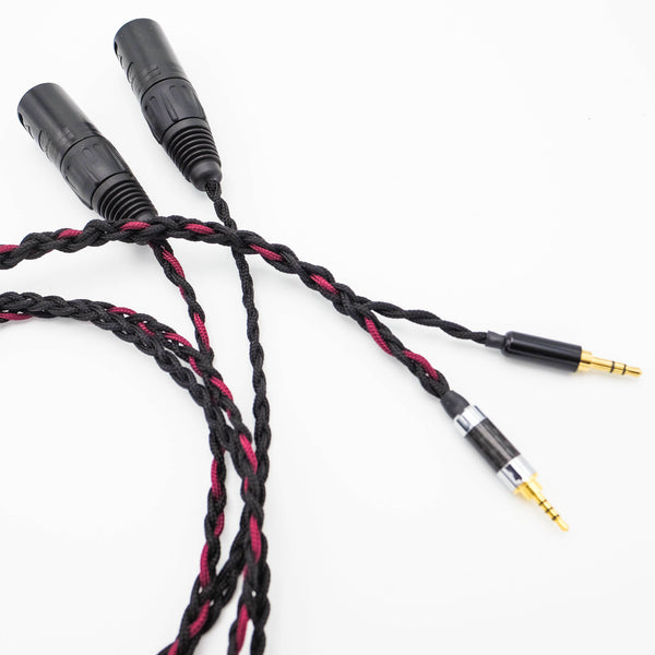 Balanced 2.5mm TRRS to Dual XLR 3 Pin Male for ACTIVE SPEAKERS